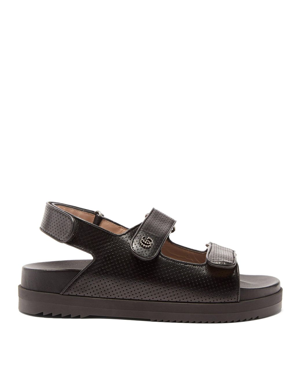 gucci perforated sandals