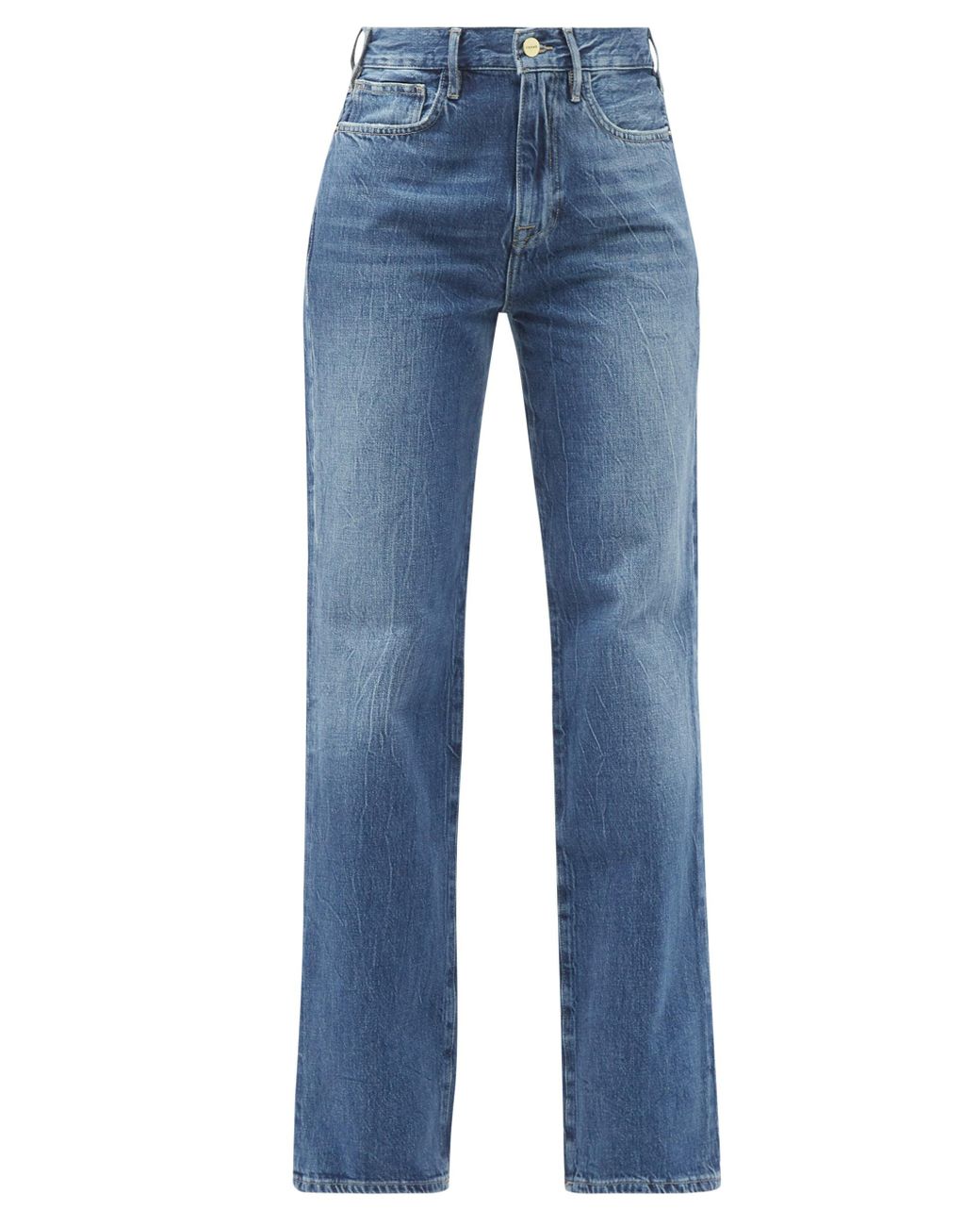FRAME Denim Le Jane Straightleg Jeans in Denim (Blue) Lyst