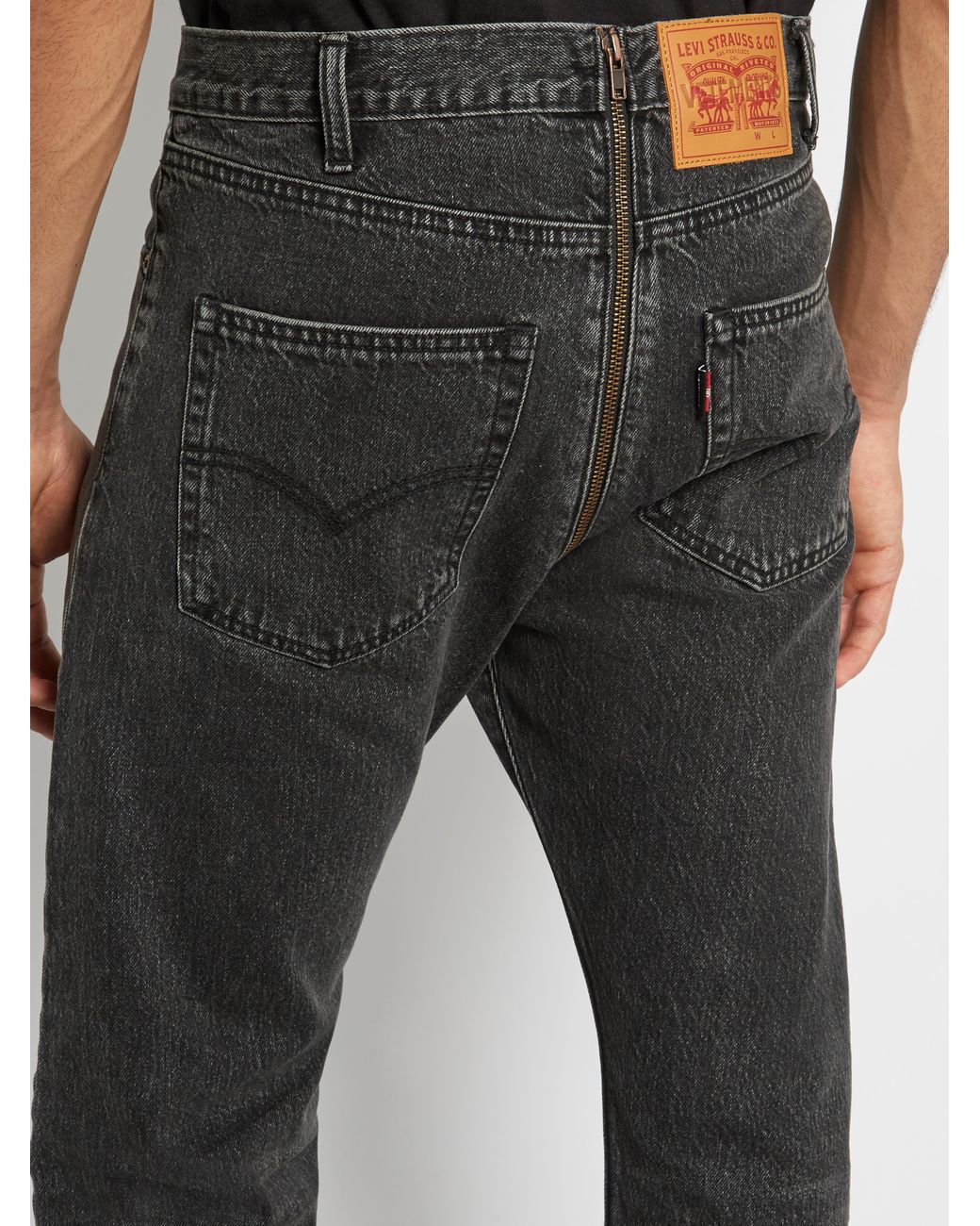 Vetements X Levi's Zip-through Jeans in Black for Men | Lyst UK