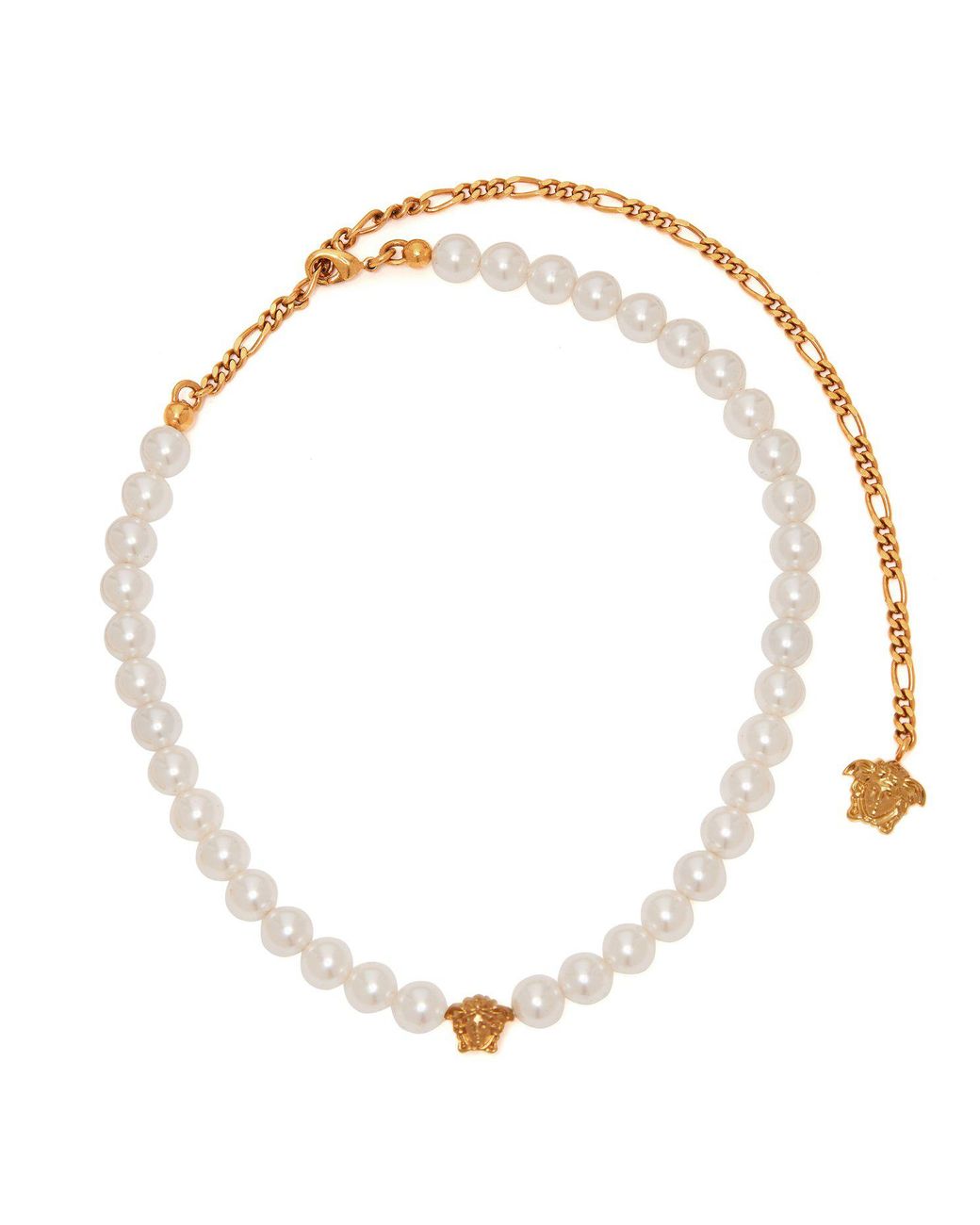 Versace pearl necklace deals