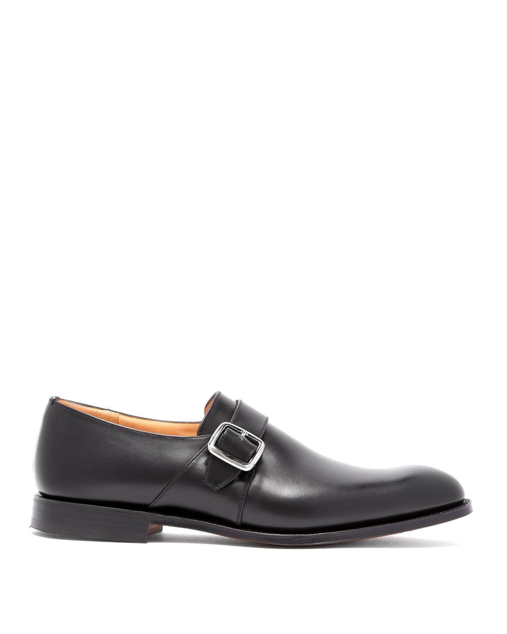 Church's Westbury Monk Strap Leather Shoes in Black for Men | Lyst