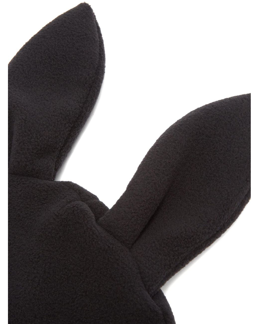 Comme des Garçons Bunny-ears Fleece Beanie in Black for Men | Lyst