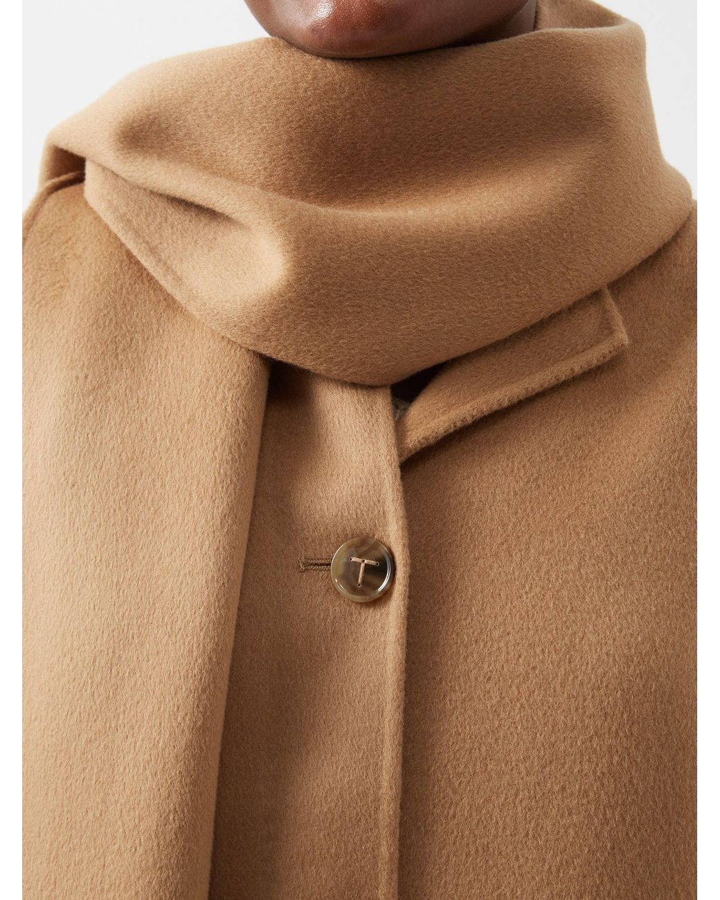 toteme scarf neck delaine jacket