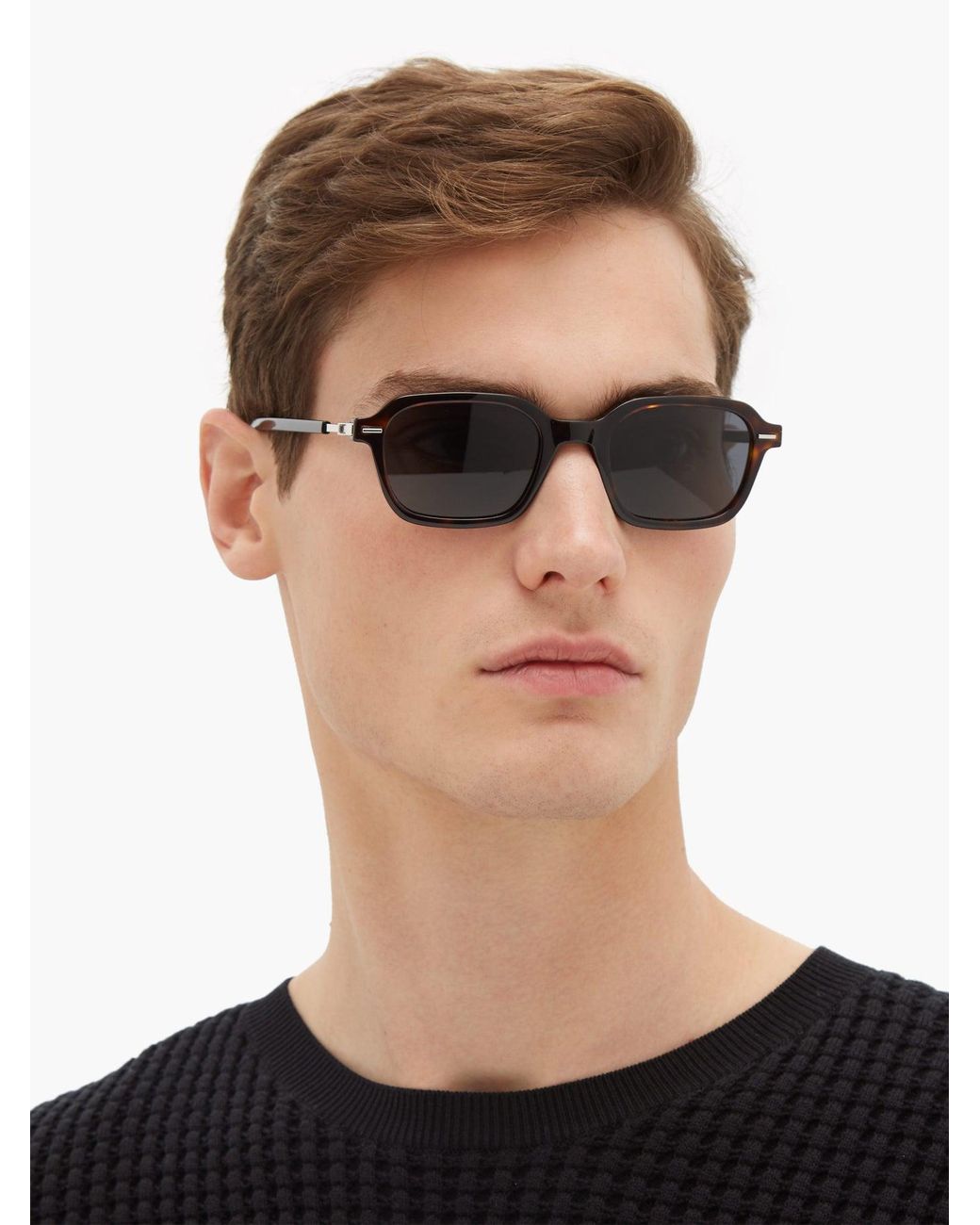 Dior Homme Technicity Rectangle Acetate Sunglasses for Men | Lyst