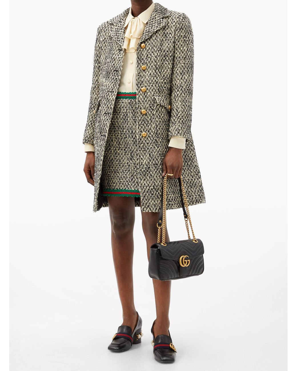 gucci black quilted crossbody