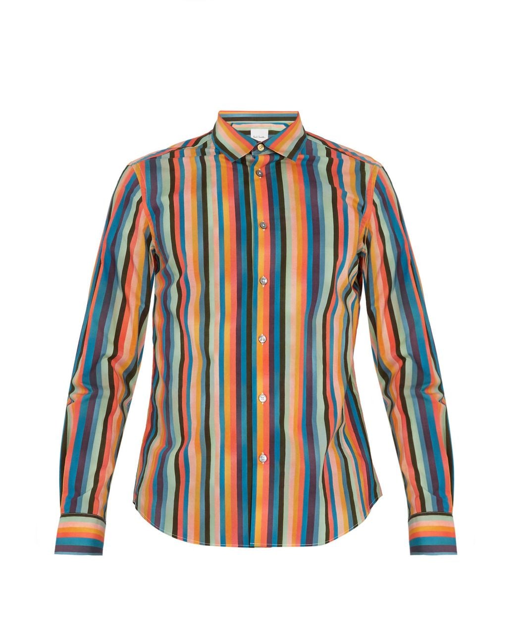 paul smith multi stripe shirt