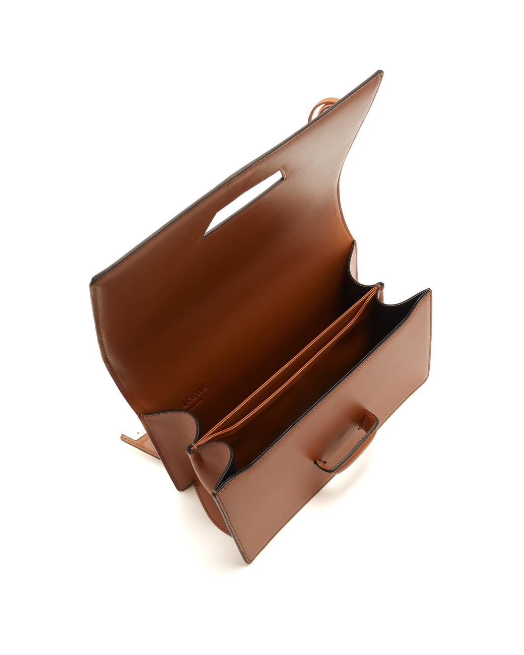 Loewe - Rust Leather Slouchy Shoulder Bag w/ Brown Tassel