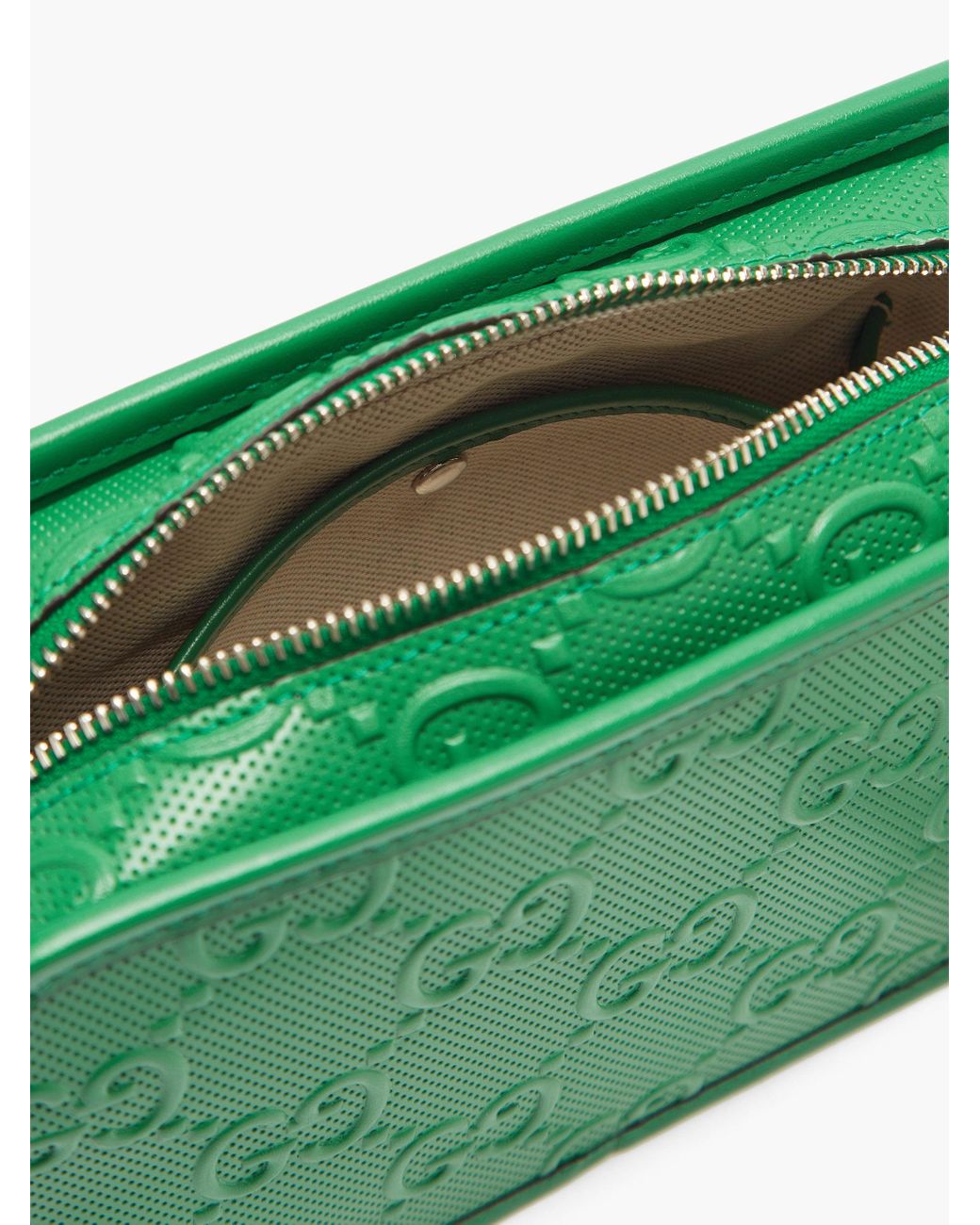 gucci monogram leather bag