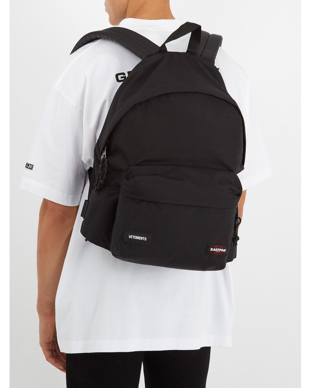 Vetements X Eastpak Backpack in Black for Men | Lyst
