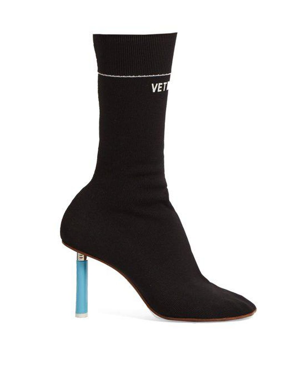 Vetements Lighter-heel Sock Ankle Boots in Black | Lyst