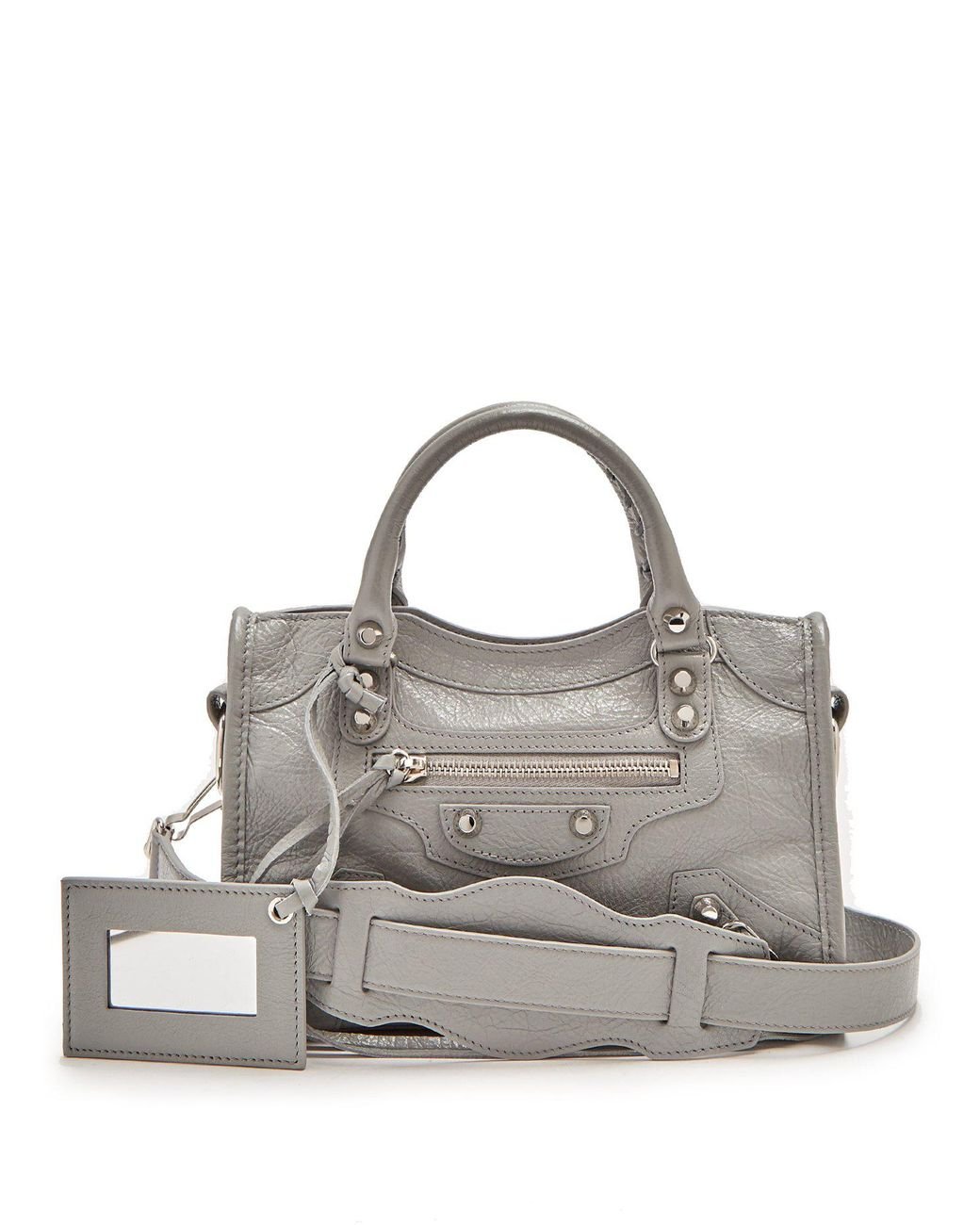 Balenciaga Grey Leather City Bag  Labellov  Buy and Sell Authentic Luxury