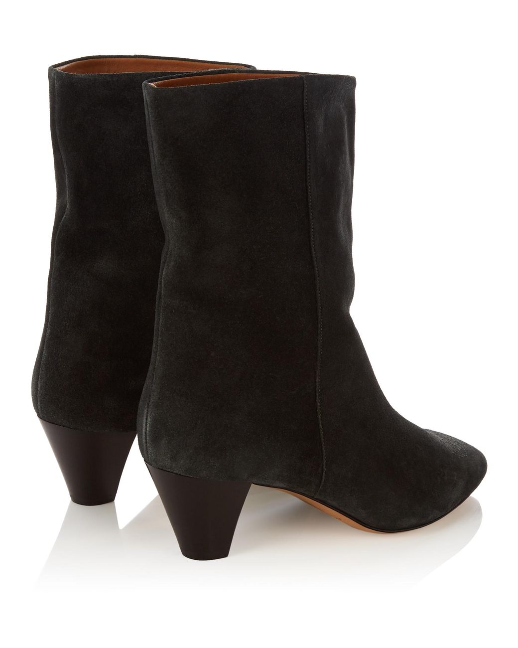 Mikroprocessor Forud type samling Isabel Marant Dyna Suede Ankle-boots in Black | Lyst