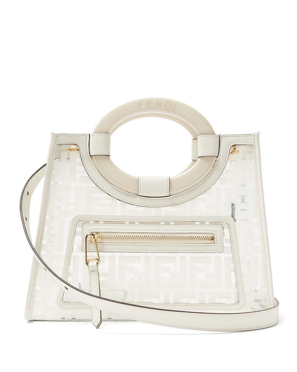 Fendi runaway small top leather shoulder bag