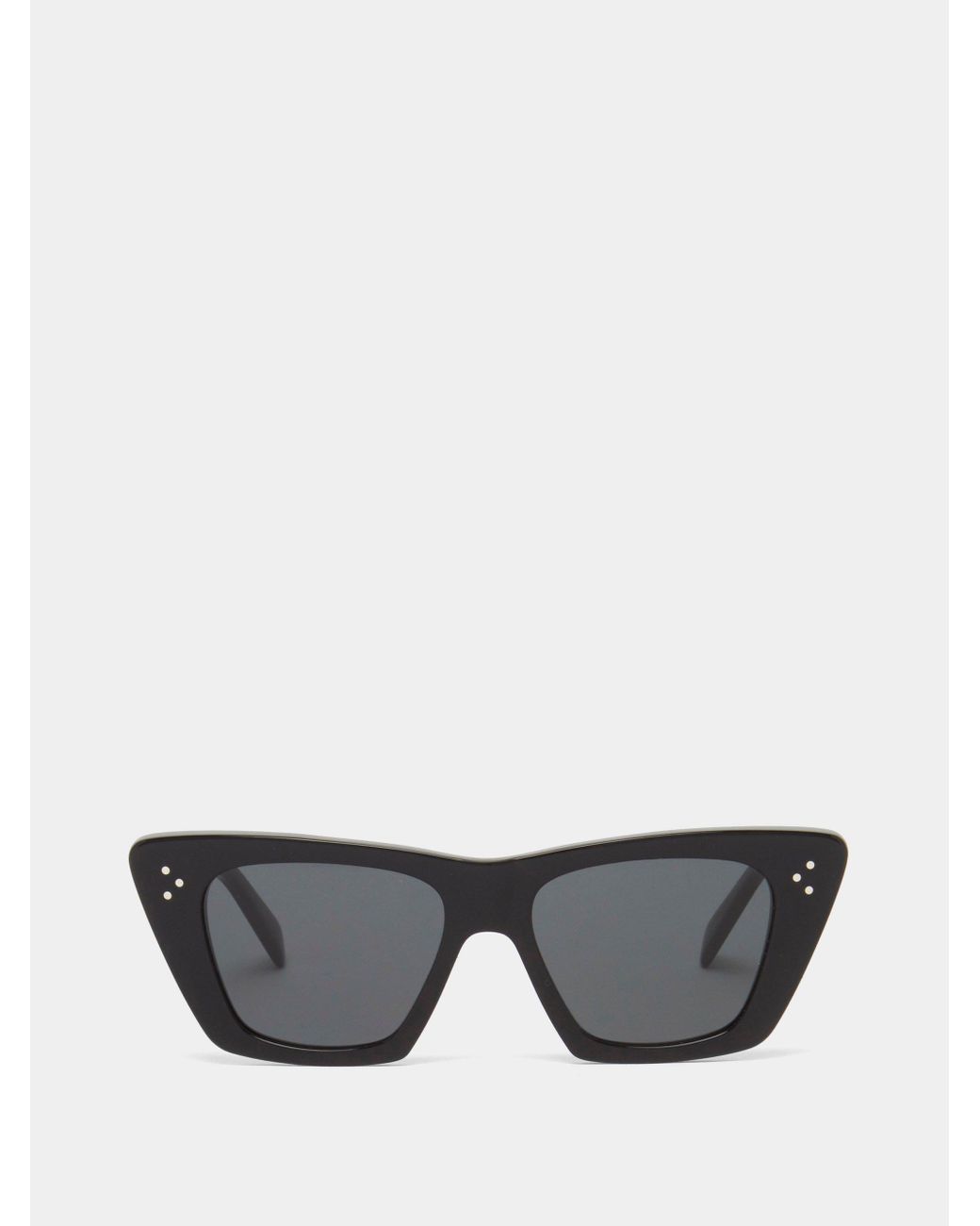 Celine Cat-eye Acetate Sunglasses in Gray | Lyst