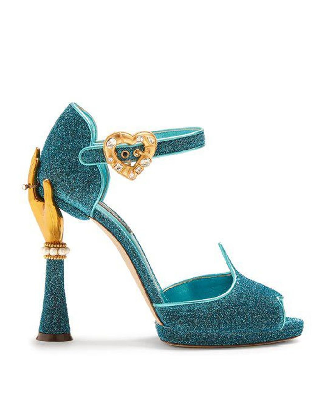 Giày Nữ Dolce & Gabbana Patent Leather Sandals 'Blue' CR1354AB8718V135 –  LUXITY