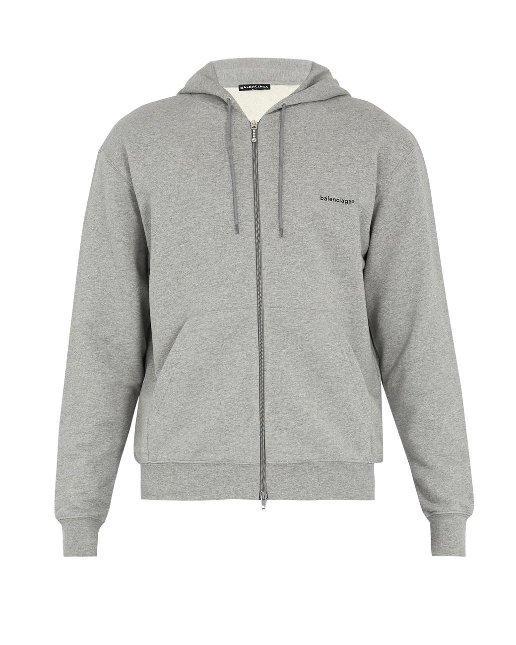 balenciaga grey logo sweater