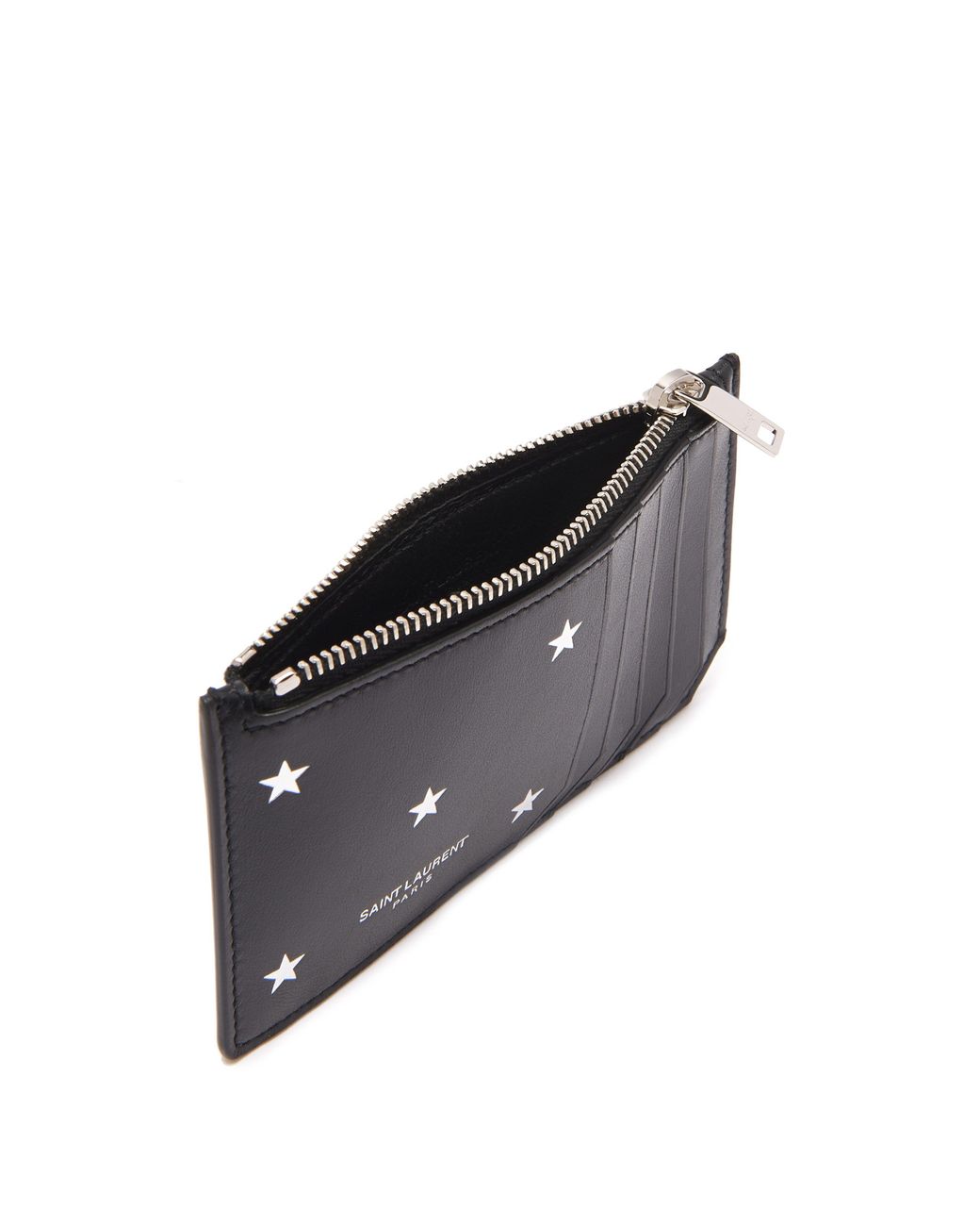 Porte-cartes en cuir à imprimé étoiles Saint Laurent pour homme en coloris  Noir | Lyst