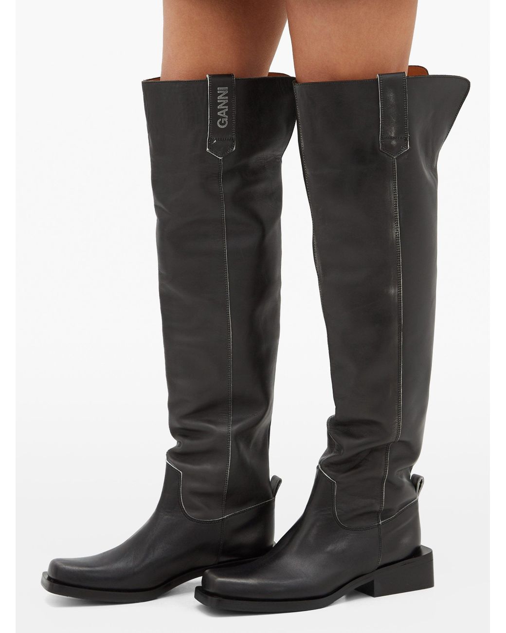 Ganni over hotsell the knee boots