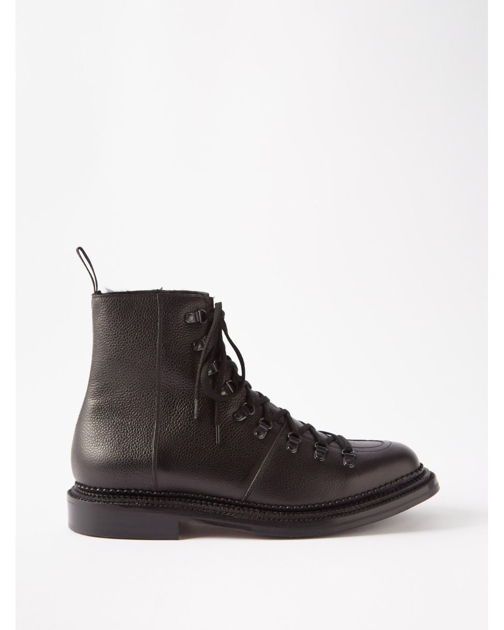 Grenson Brady Leather Ankle Boots in Black for Men Lyst UK