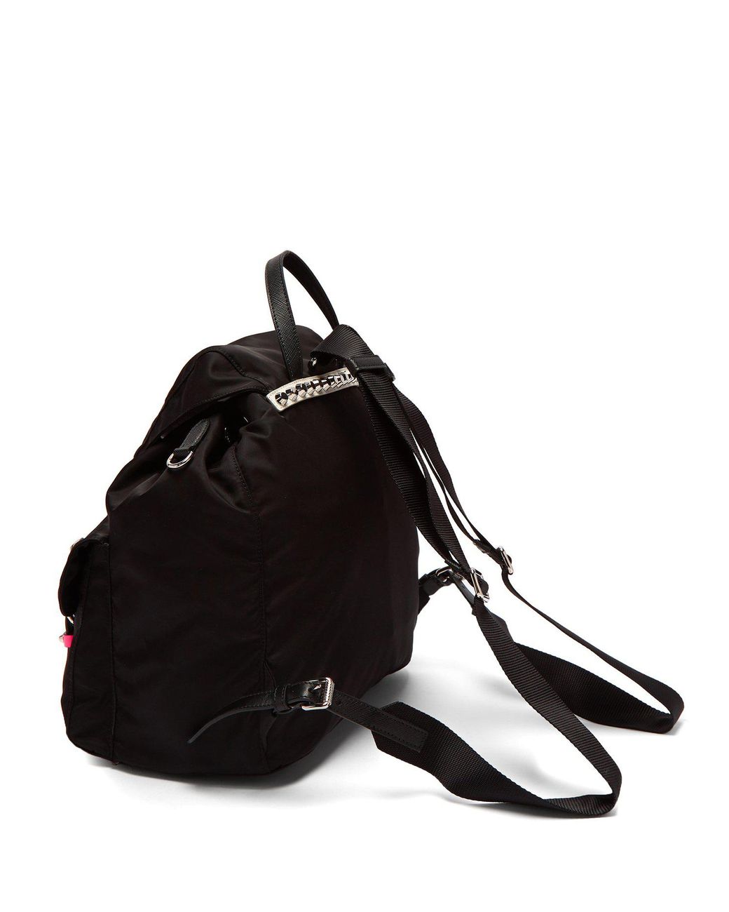Prada Synthetic New Vela Studded Nylon 