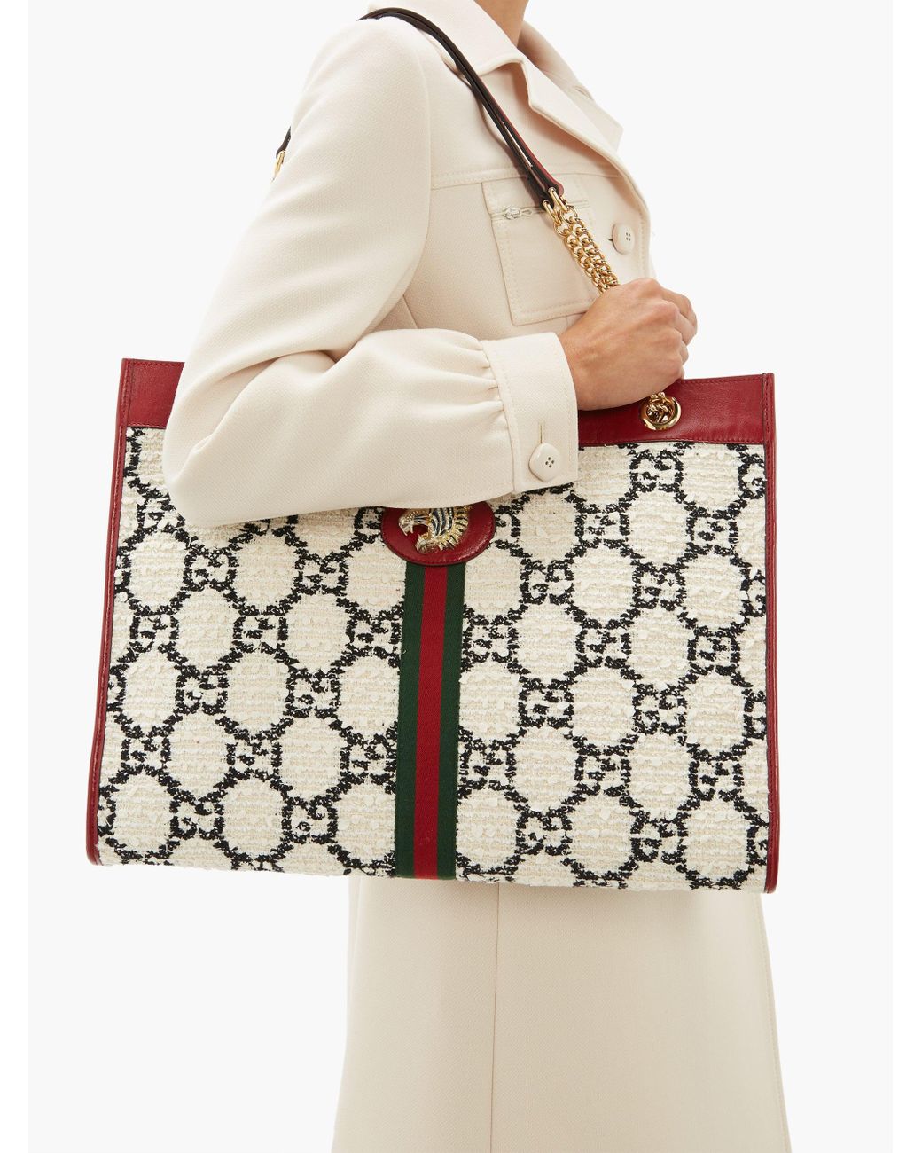 gucci tweed bag
