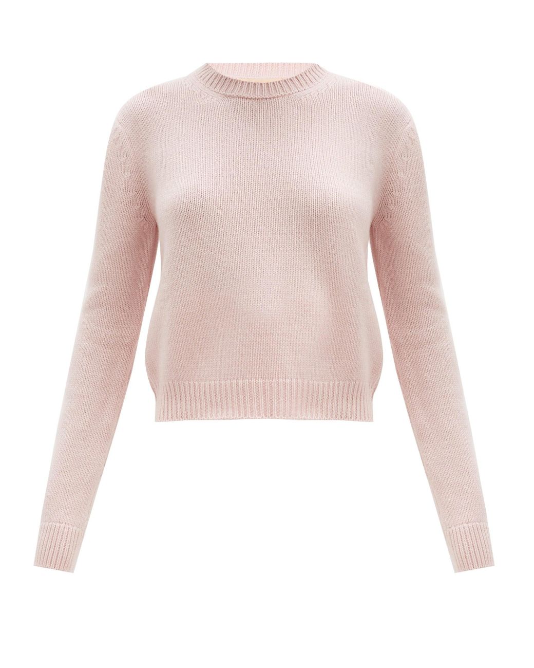Brock Collection Crew-neck Cashmere Sweater in Light Pink (Pink) - Lyst