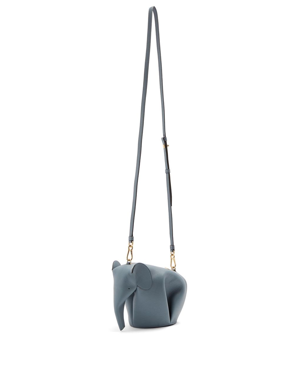Loewe Elephant Mini Leather Cross body Bag in Blue Lyst