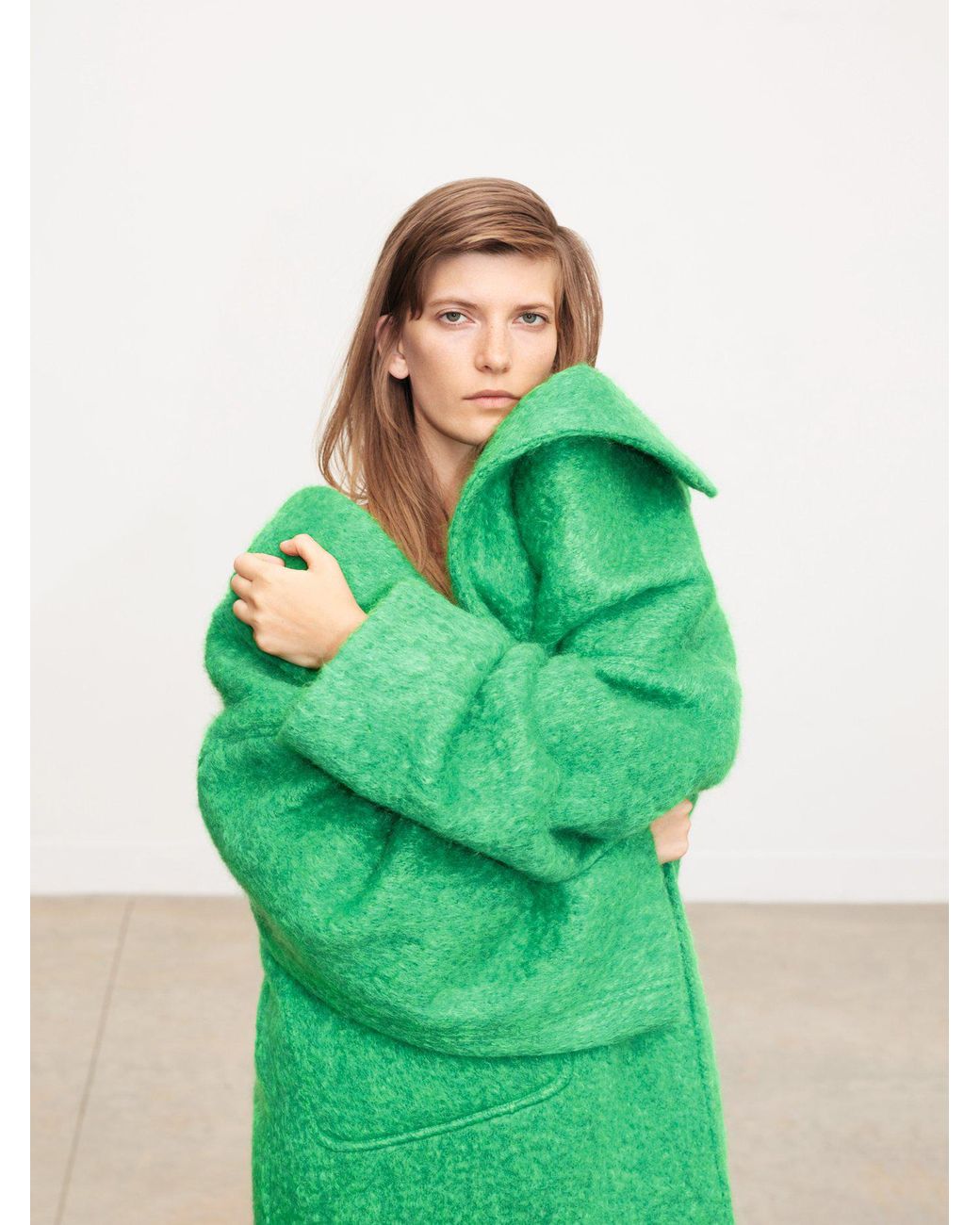 ブラウン Oversize blanket coat Lj6lBm51418506707 らくらくメ