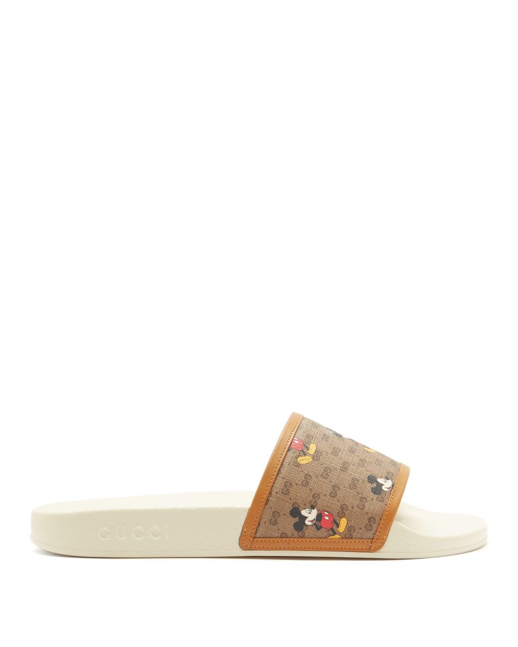 Gucci X Disney Mickey Mouse-print Slides for Men | Lyst