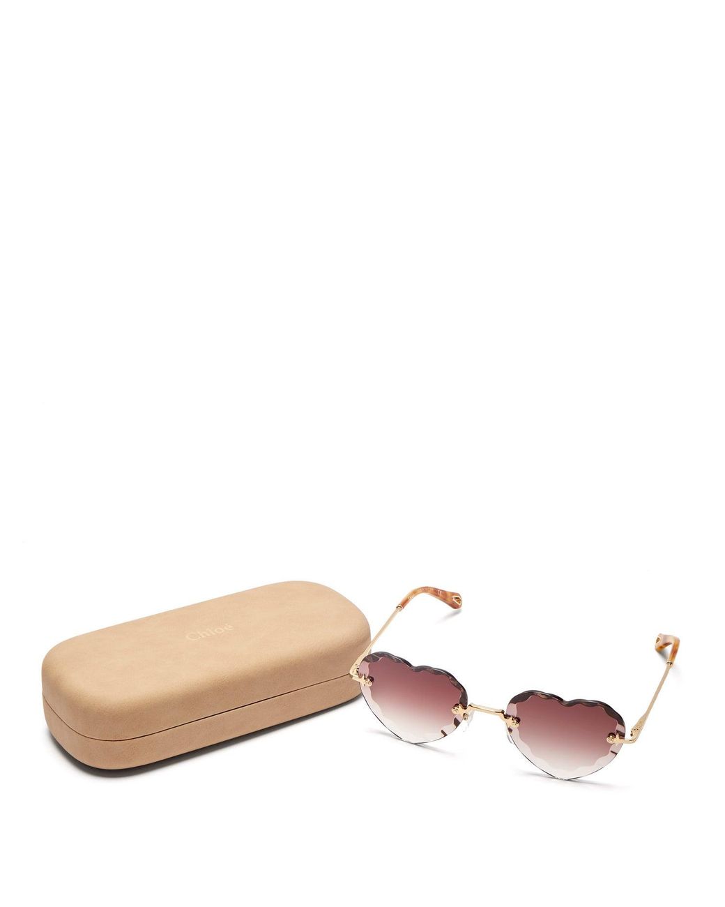 chloe rosie heart sunglasses