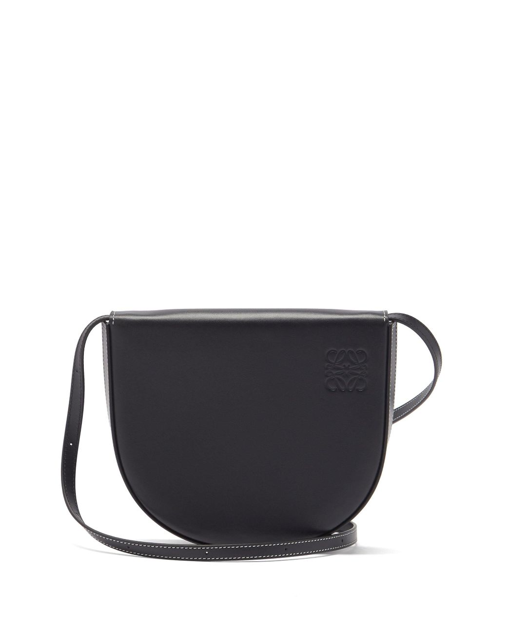 Loewe Heel Small Leather Crossbody Bag in Black Lyst