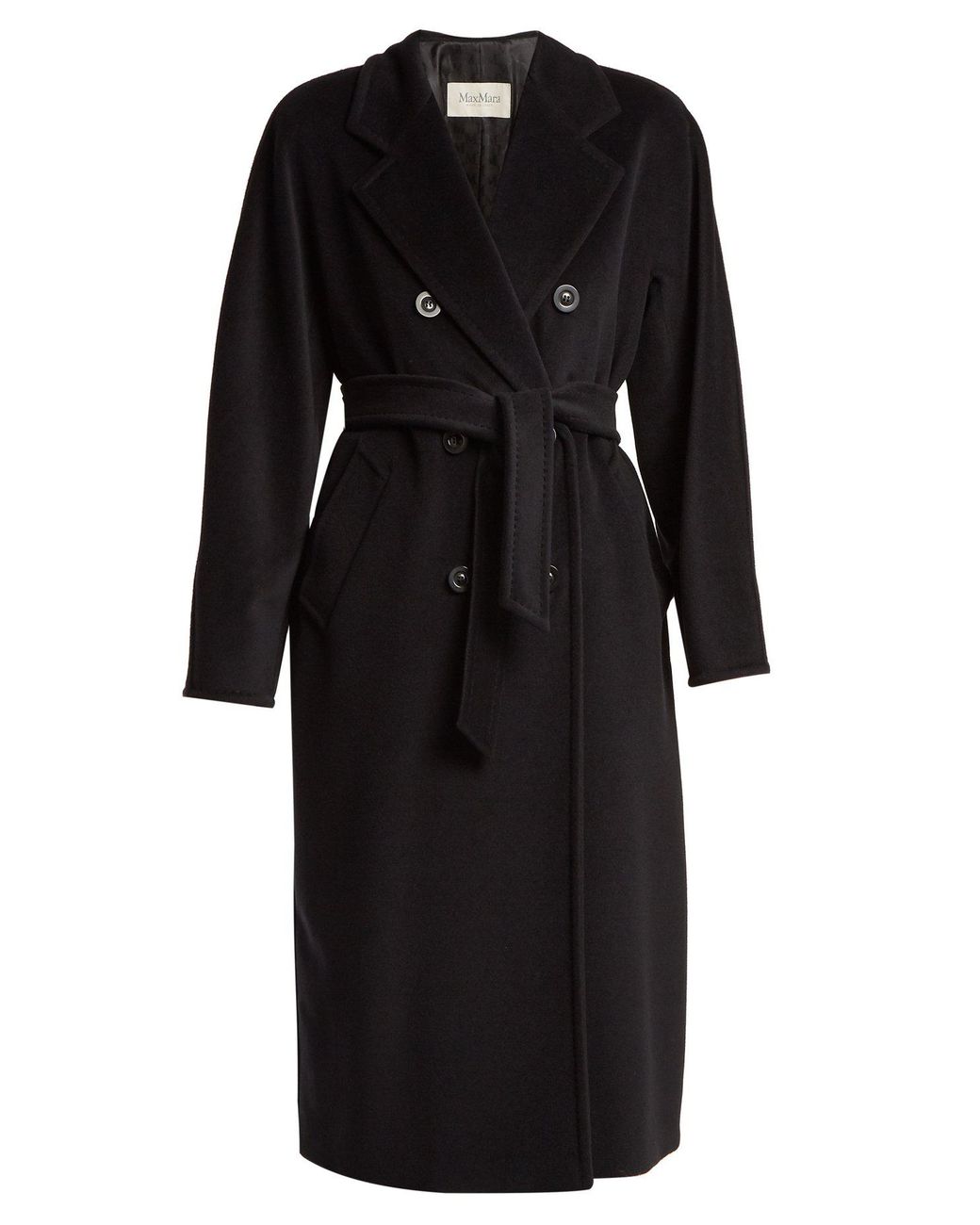 Max Mara Madame Coat in Black | Lyst