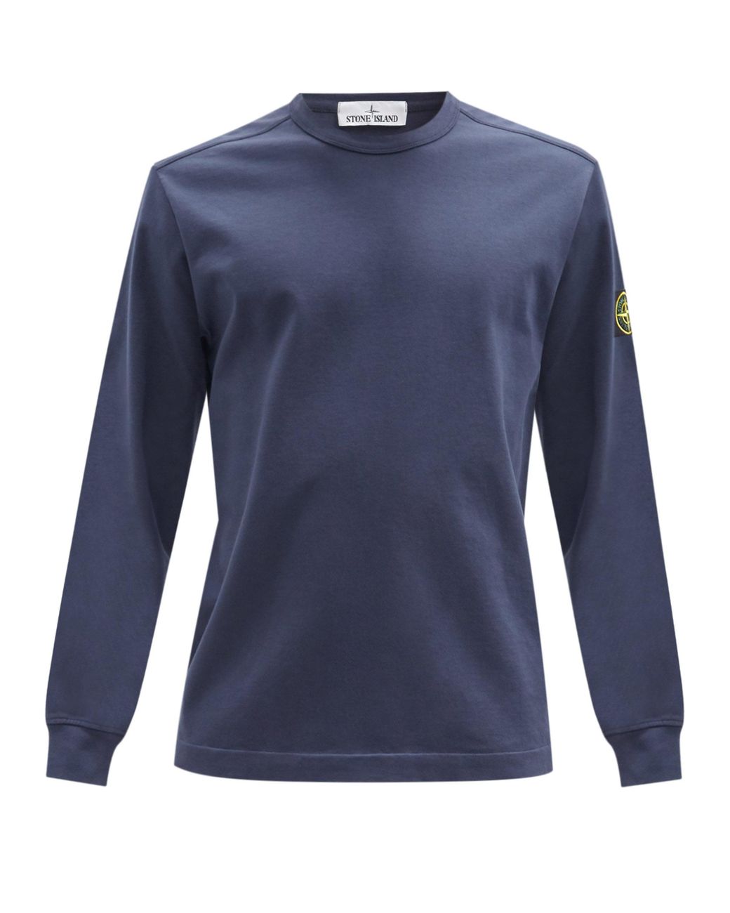 stone island patch sweatshirt