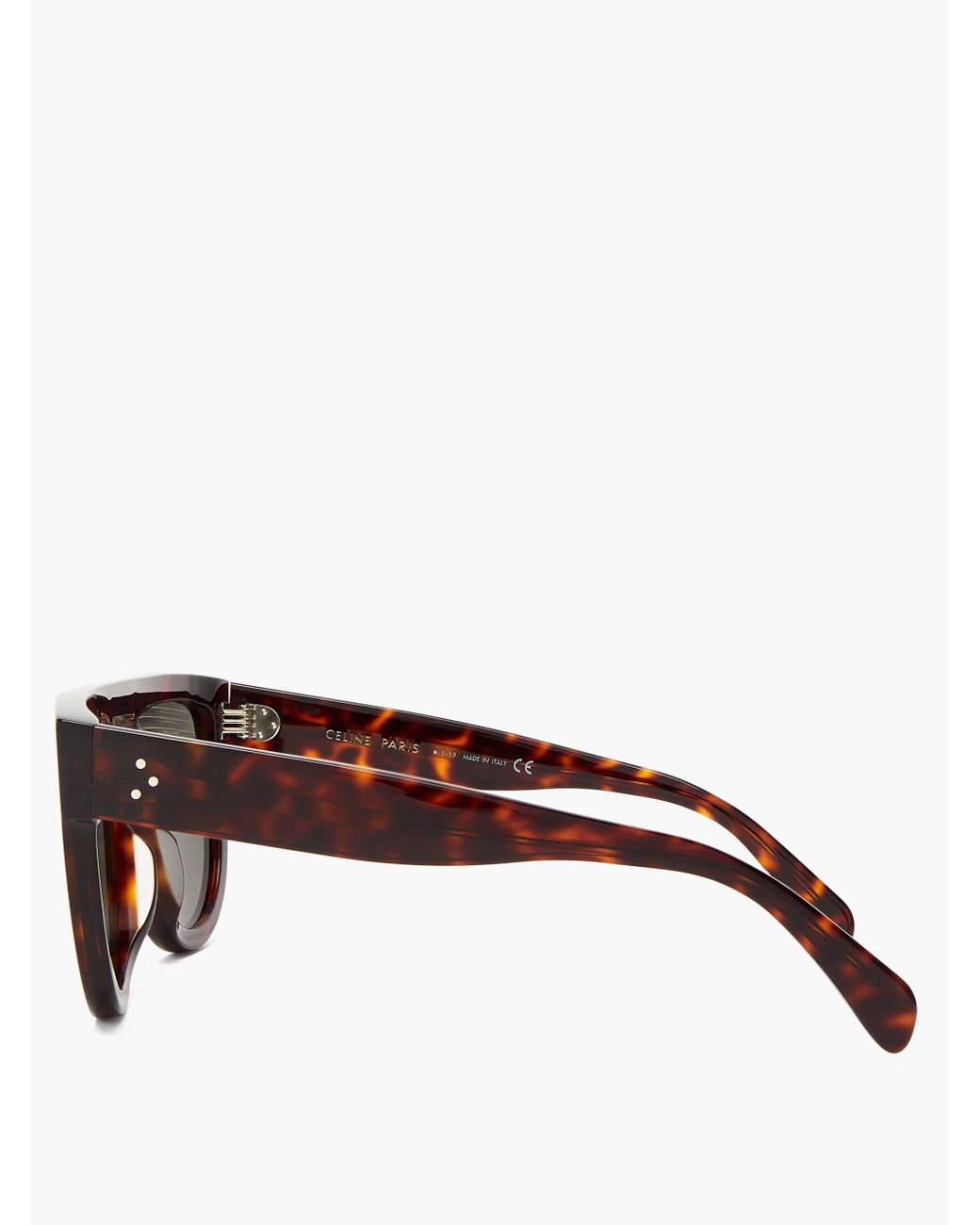 Celine flat top sunglasses tortoise sale