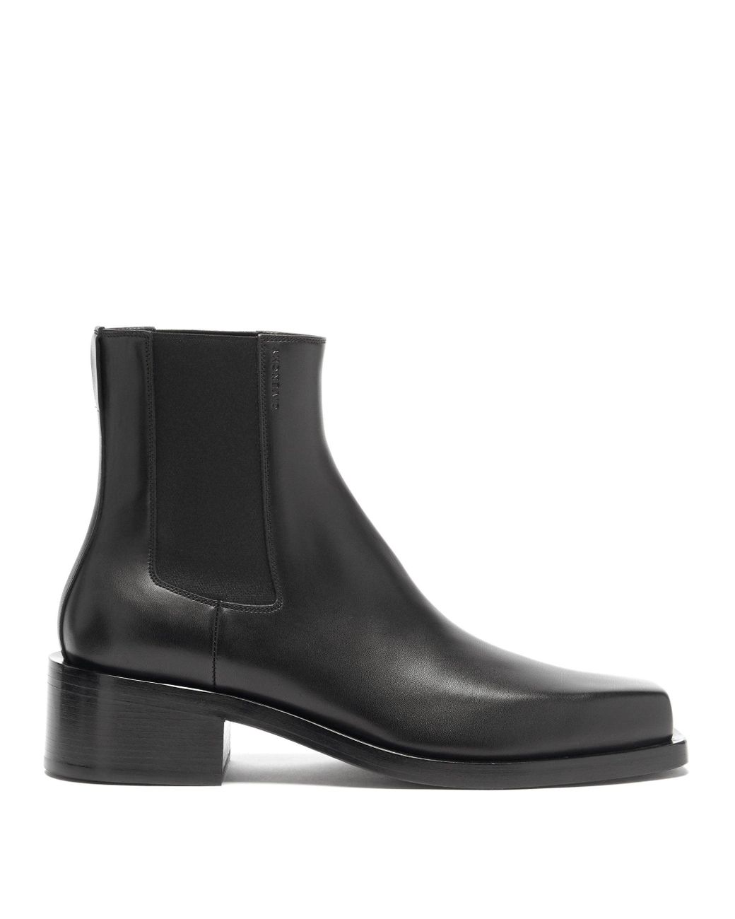 Givenchy Austin Square-toe Leather Chelsea Boots in Black for Men