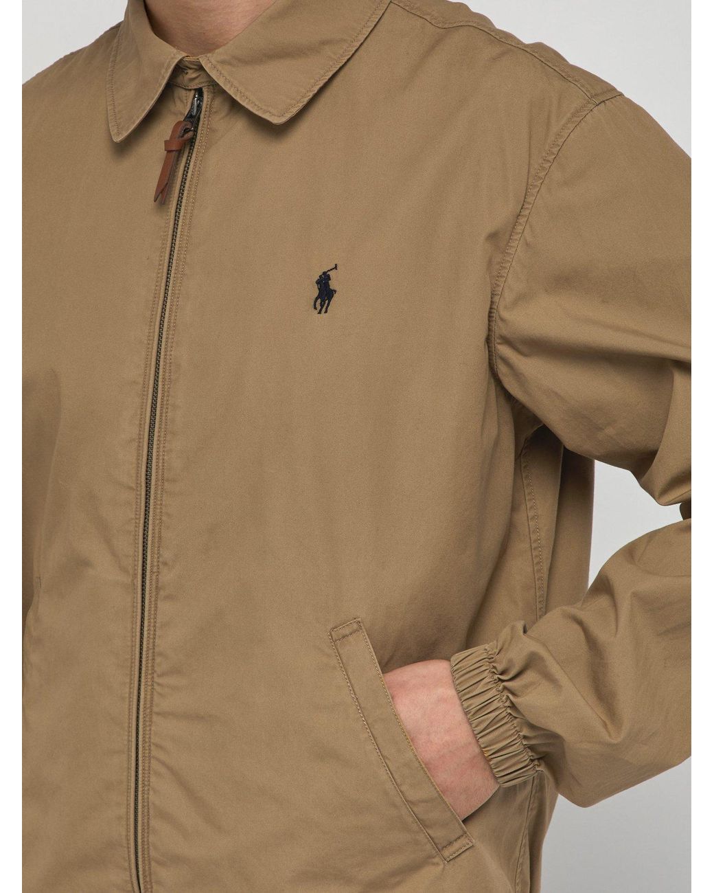 Polo Ralph Lauren Bayport Brushed Cotton Poplin Windbreaker Jacket for Men  | Lyst