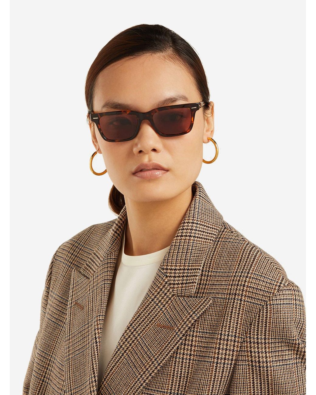The Row X Oliver Peoples Ba Cc Acetate Sunglasses in Brown | Lyst