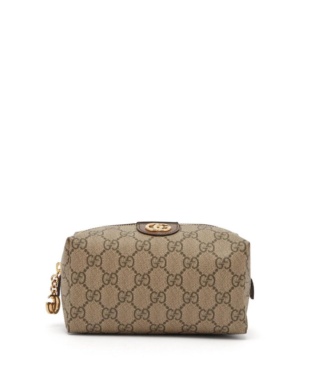 Gucci Ophidia Gg Supreme Canvas Make Up Bag in Gray - Lyst