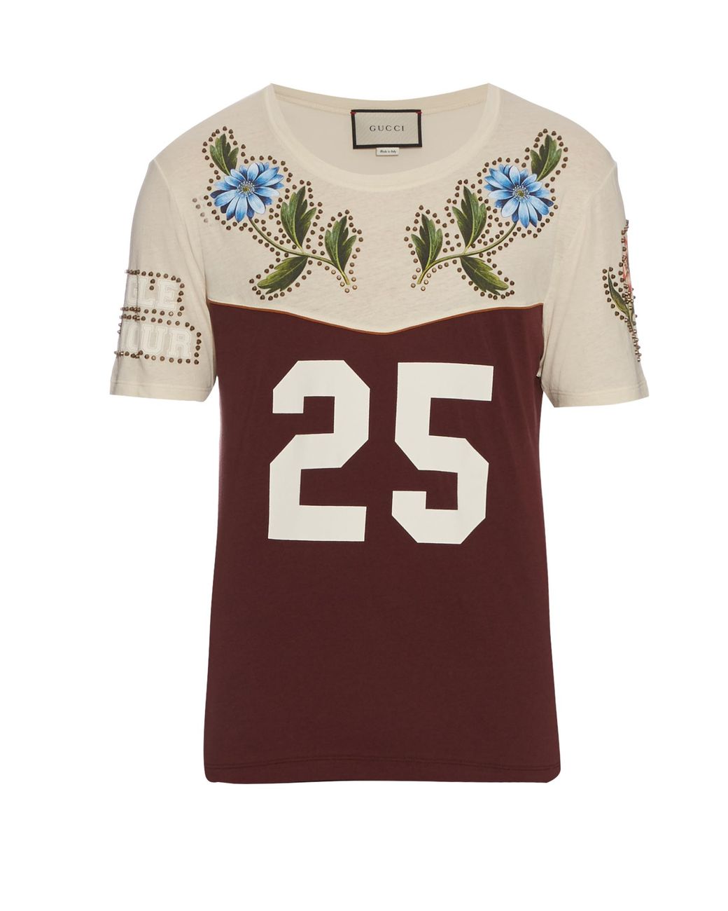 Burgundy gucci best sale shirt