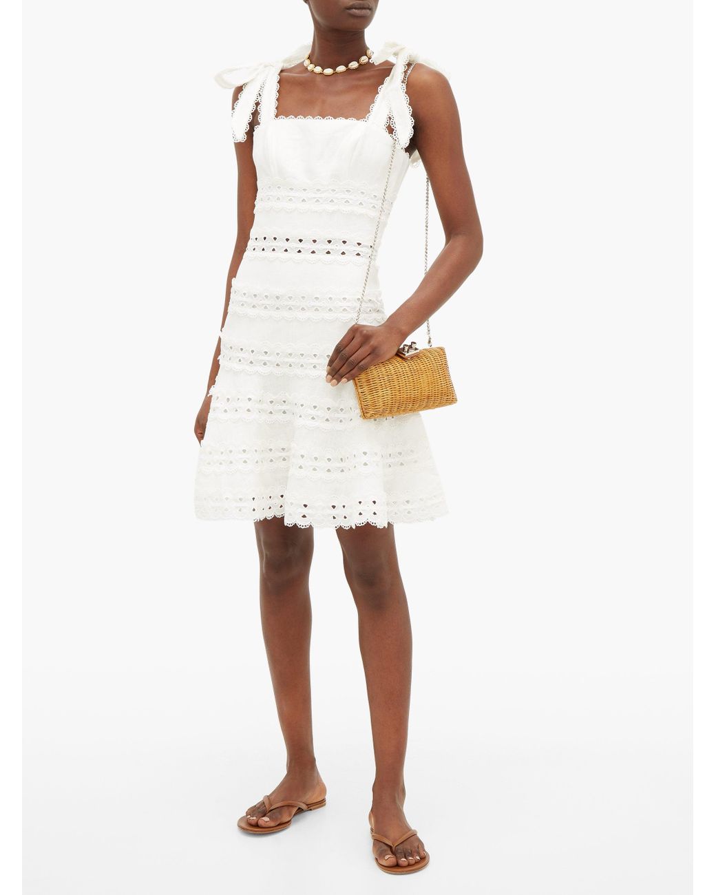 Kirra Tie Shoulder Mini Dress 