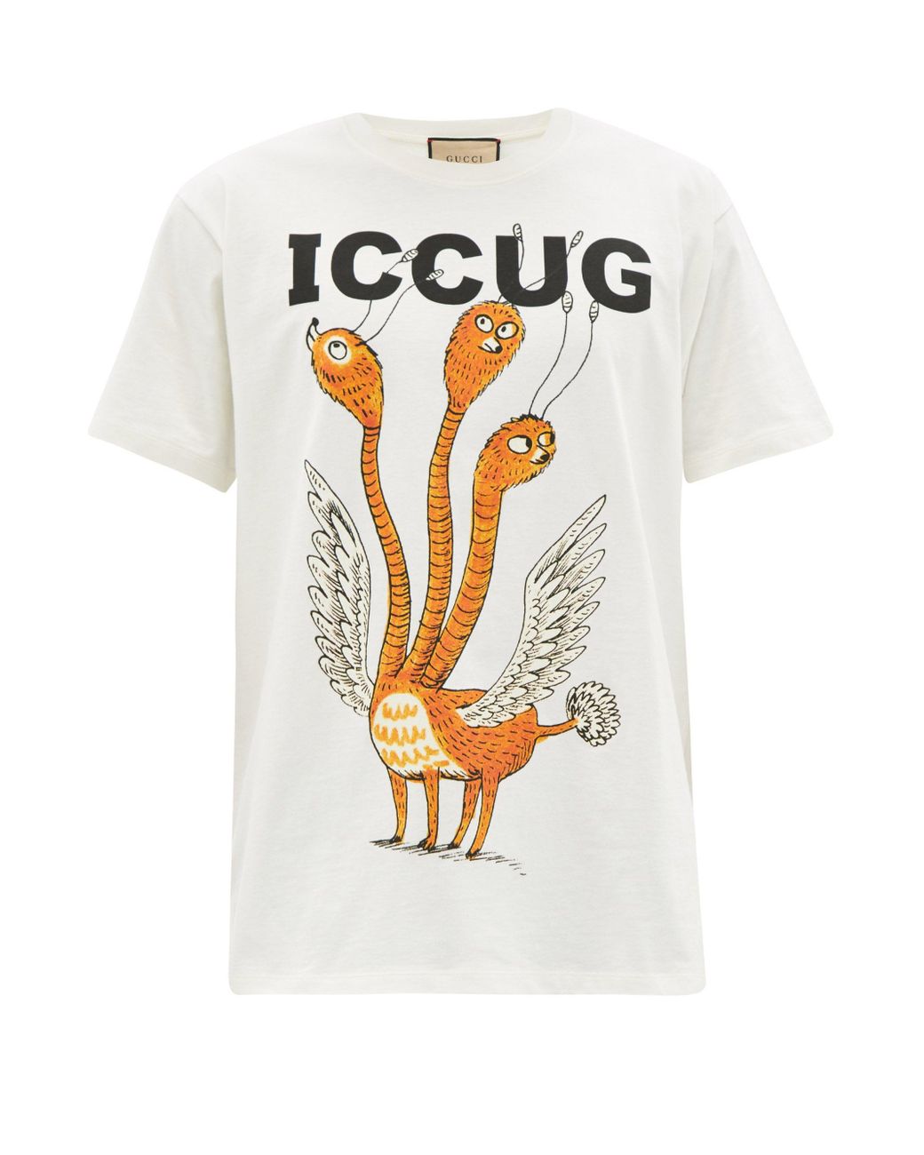 faglært Mary tyk Gucci X Freya Hartas Animal-print Cotton-jersey T-shirt in White for Men |  Lyst