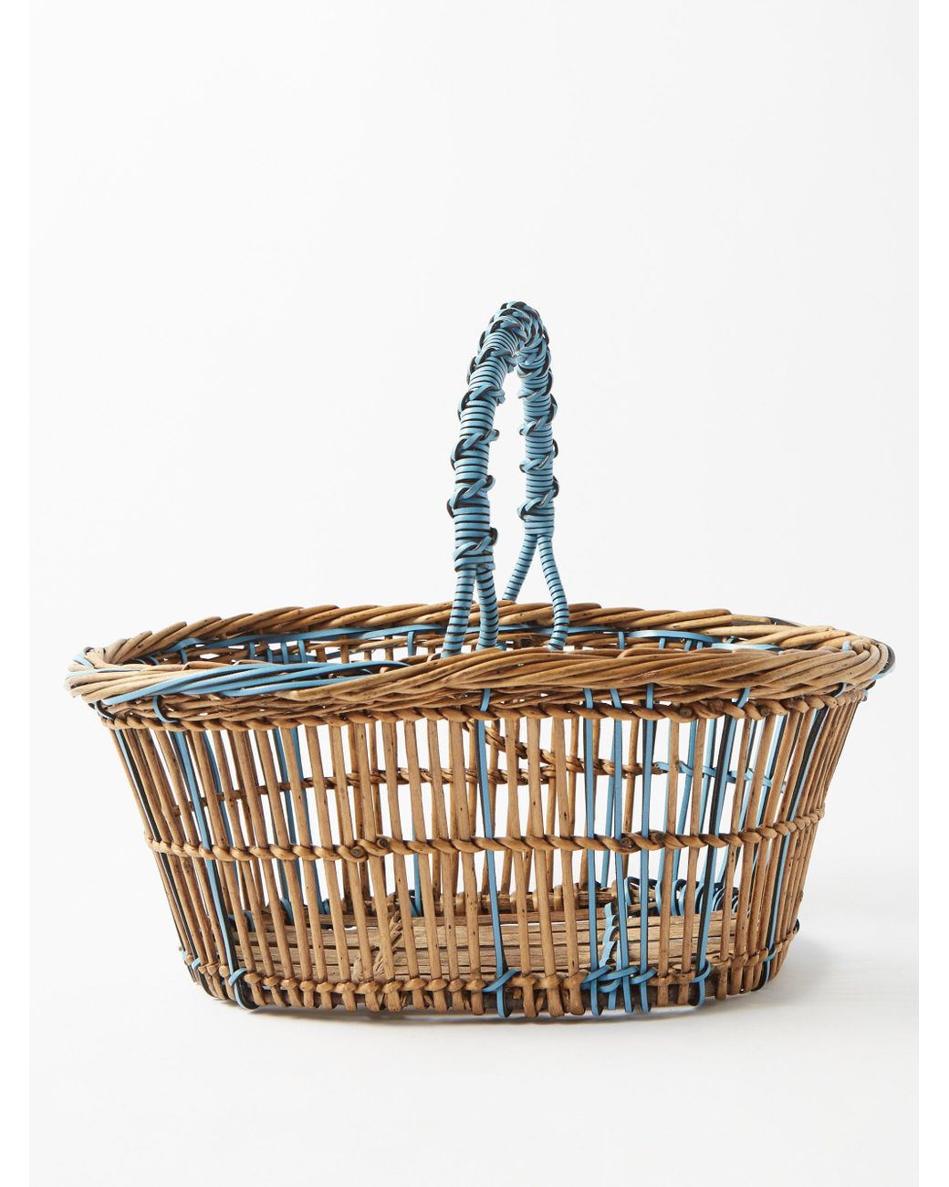 Loewe X Salone Del Mobile Leathertrim Wicker Basket Bag Lyst UK