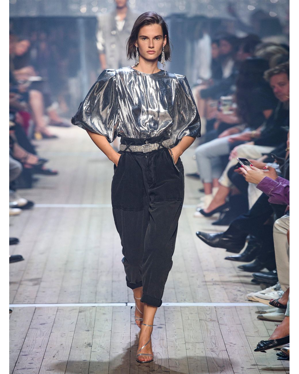 Pantalon taille haute en denim Turner Isabel Marant en coloris Noir | Lyst