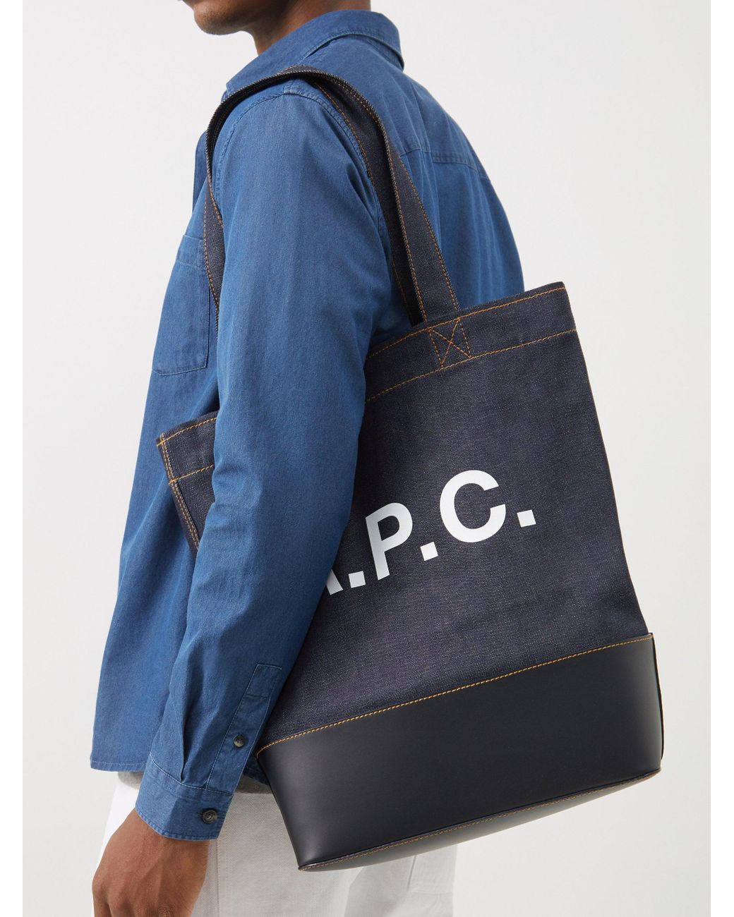 A.P.C. Axelle Logo-print Denim And 