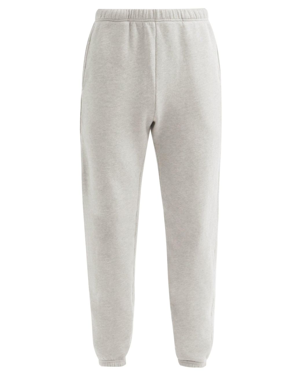 Les Tien Brushed-back Cotton-jersey Track Pants in Grey (Gray) for Men ...