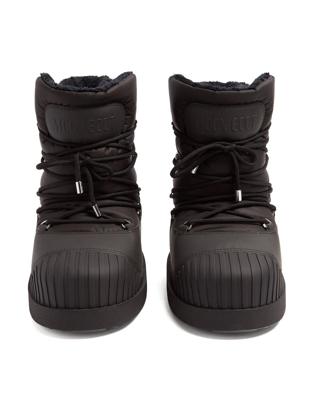 Moncler Uranus Lace-up Aprés-ski Boots in Black for Men | Lyst