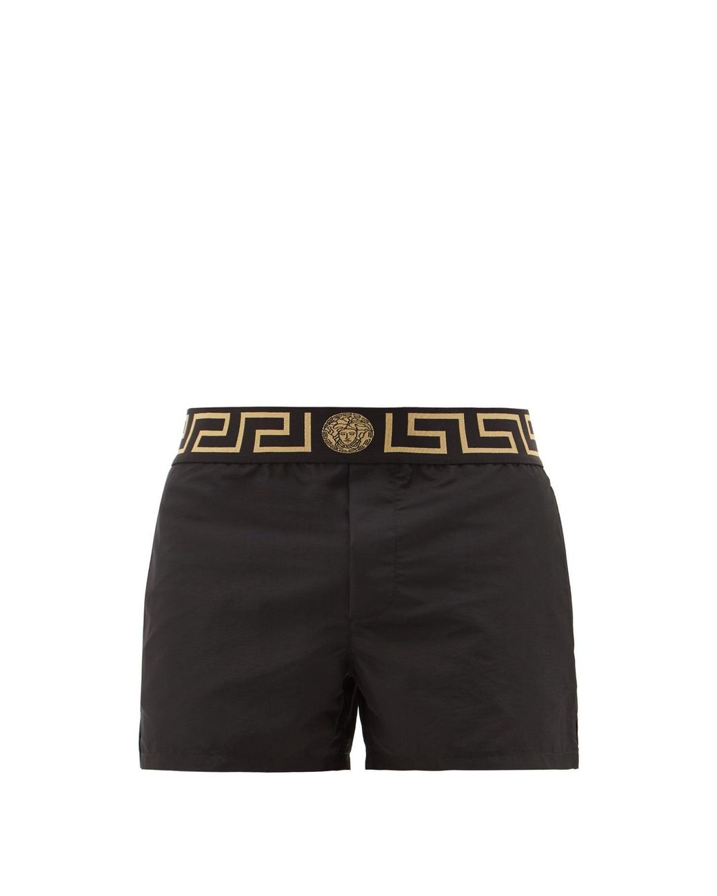 mens black versace swim shorts