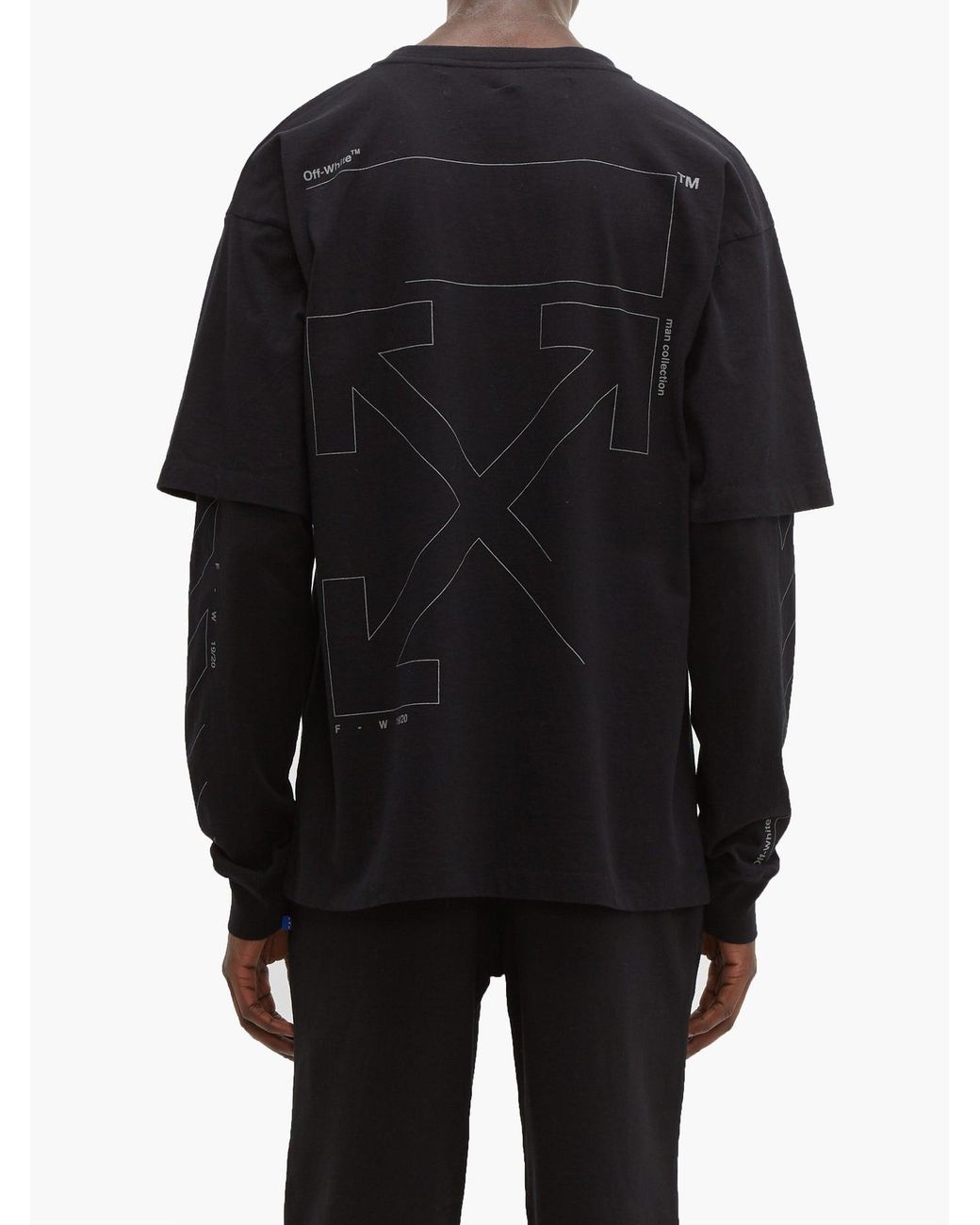 Off white online unfinished sweatshirt