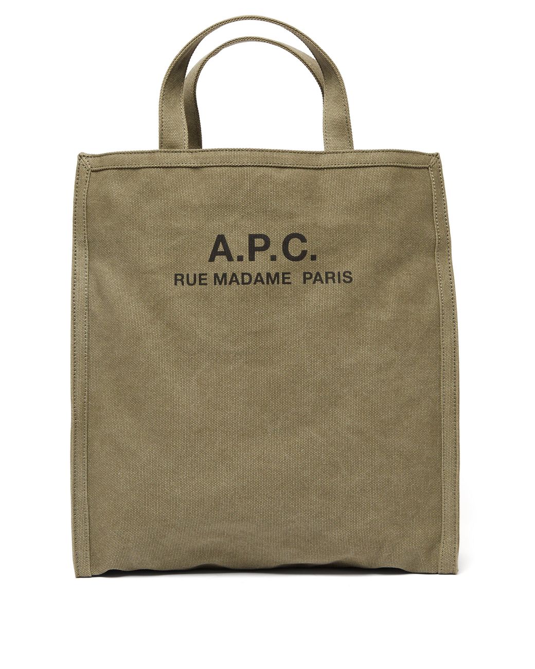 A.P.C. Recuperation Heavy Canvas Tote Bag in Green for Men | Lyst Australia
