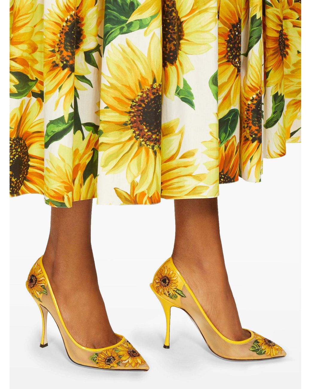 Sunflower yellow hotsell heels